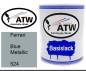 Preview: Ferrari, Blue Metallic, 524: 1L Lackdose, von ATW Autoteile West.